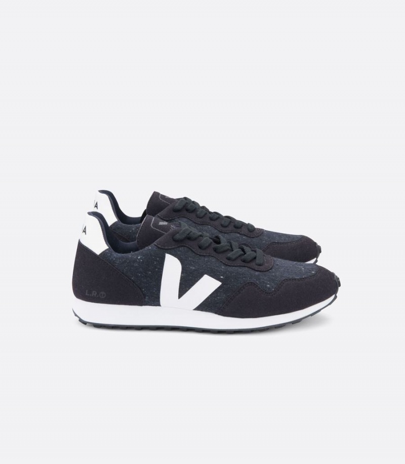 Veja Sdu Rec Flannel Dark Női Futócipő Fekete Fehér | HGY6143FC